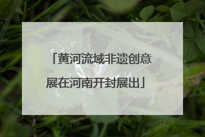 黄河流域非遗创意展在河南开封展出