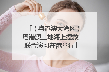 （粤港澳大湾区）粤港澳三地海上搜救联合演习在港举行