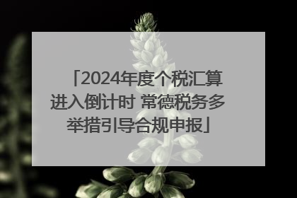 2024年度个税汇算进入倒计时 常德税务多举措引导合规申报