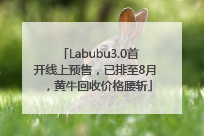 Labubu3.0首开线上预售，已排至8月，黄牛回收价格腰斩